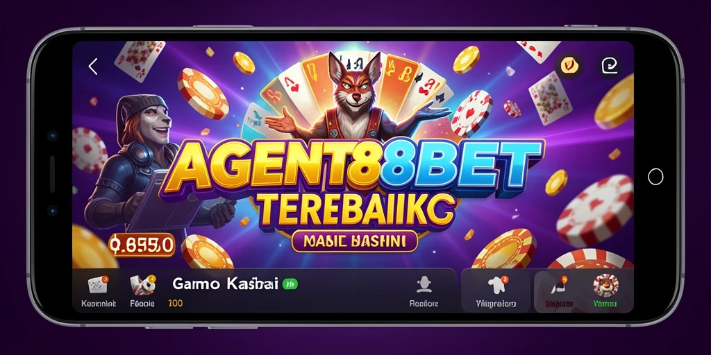 Screenshot utama AGENT88BET menampilkan gameplay kasino yang menarik dan interaktif.