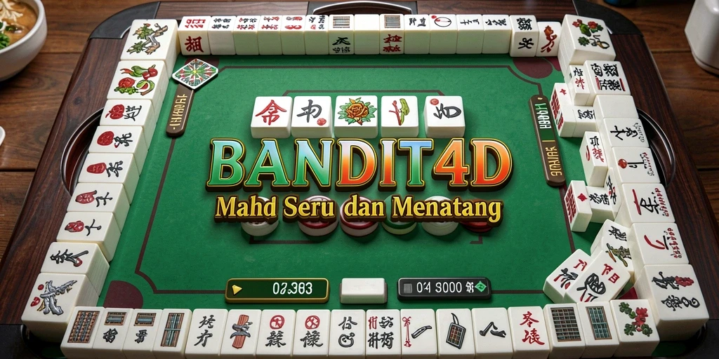 Screenshot permainan BANDIT4D yang menampilkan aksi seru Mahjong.