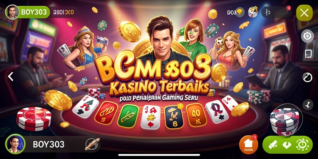 Tampilan gameplay <strong>BOY303</strong> yang menakjubkan dan penuh warna.