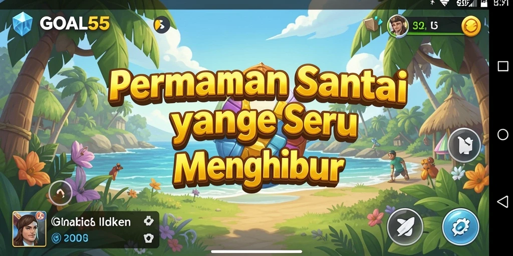 Tampilan gameplay GOAL55 yang menarik dan menghibur.