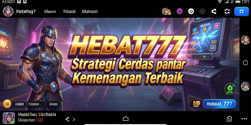 Tampilan gameplay HEBAT777 yang menarik dan dinamis.