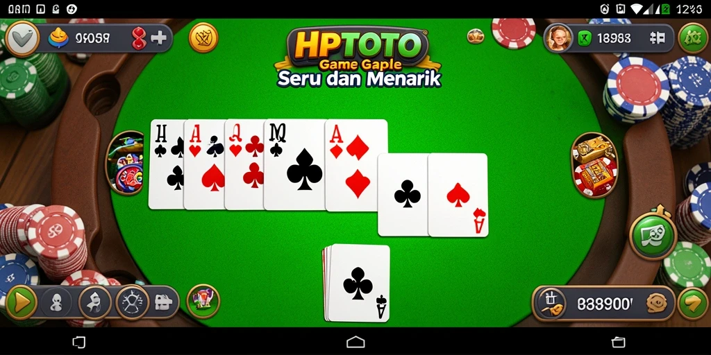 Gameplay seru HPTOTO dalam suasana Gaple yang menarik.