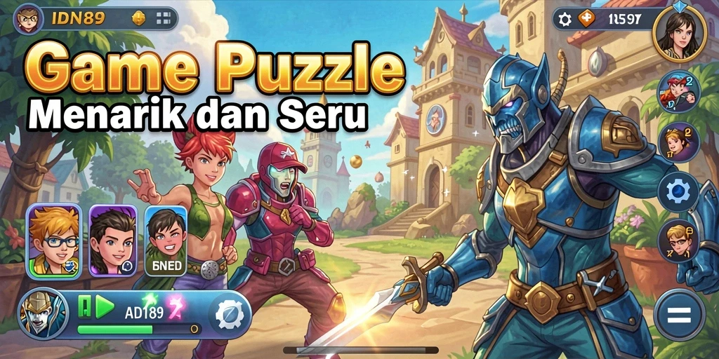 Screenshot gameplay IDN89 menampilkan tantangan puzzle seru.