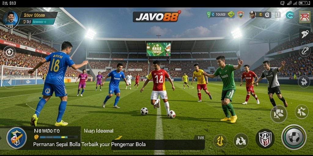 Tampilan gameplay mencengangkan dari JAVO88 saat pertandingan berlangsung.