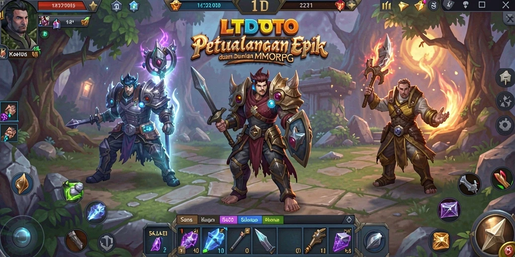 Tangkapan layar menampilkan aksi gameplay mendebarkan di LTDTOTO.
