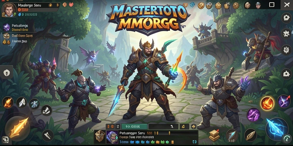 Tangkap aksi seru dalam dunia MMORPG MASTERTOTO.