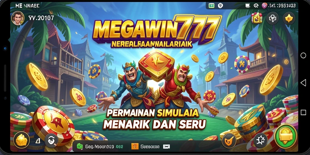Tampilan grafis menarik dari gameplay MEGAWIN777 yang mengasyikkan.