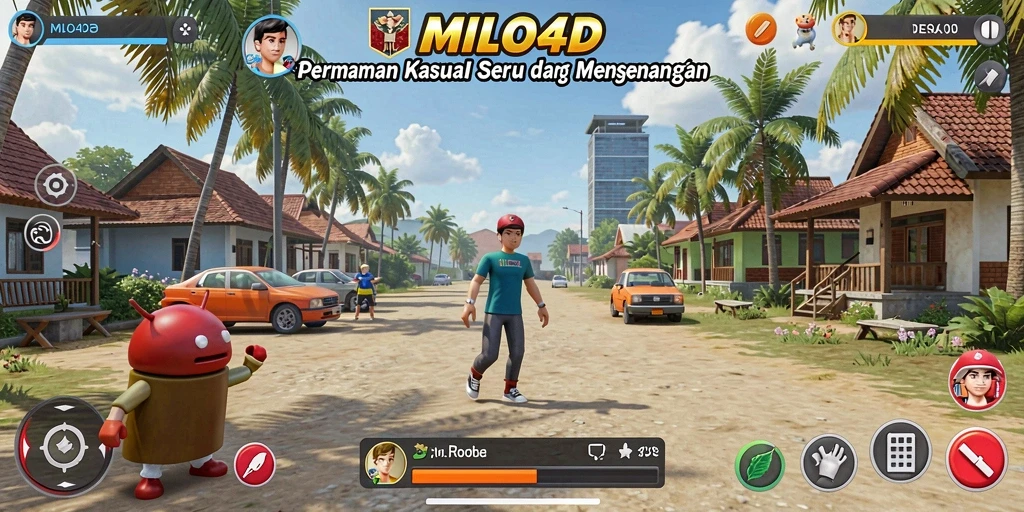 Tangkapan layar utama dari gameplay <strong>MILO4D</strong> yang penuh warna dan menarik.