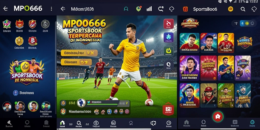 Tampilan menarik MPO666 dengan berbagai pilihan taruhan olahraga.