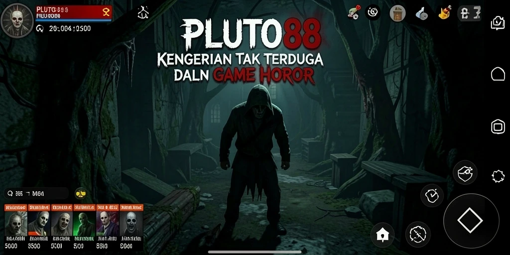 Screenshot menampilkan momen menegangkan dalam gameplay PLUTO88.