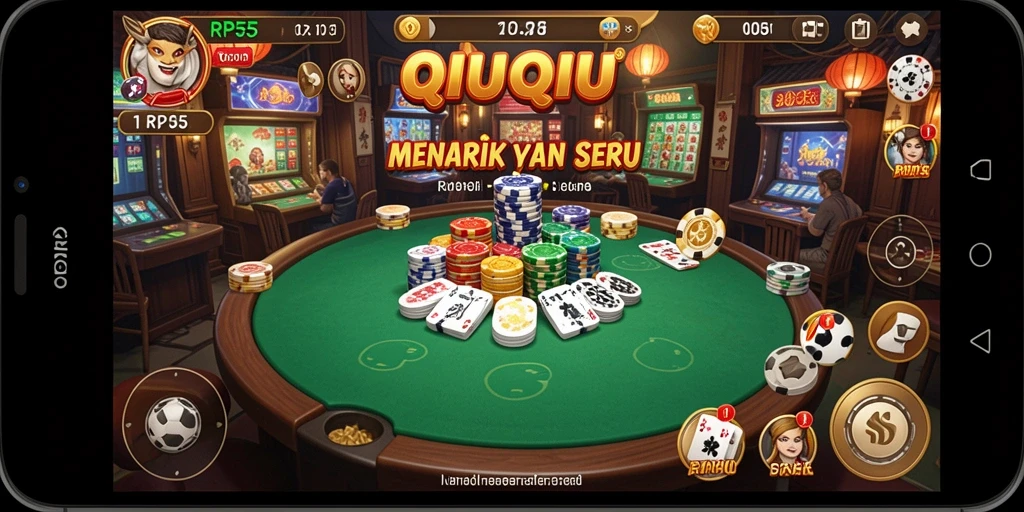 Gameplay QiuQiu yang intens dan mengasyikkan di RP55.