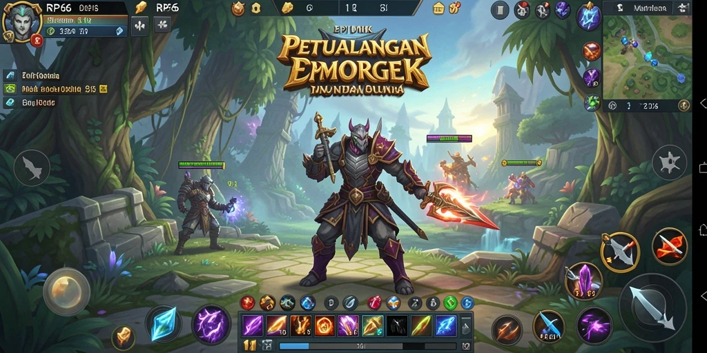 Screenshot gameplay RP66 menampilkan aksi seru dalam pertarungan MMORPG.