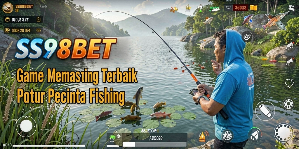 Tampilan gameplay SS88BET dengan aksi memancing yang seru.