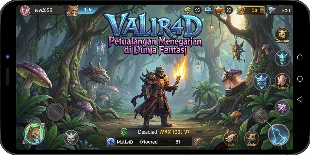 Tangkapan layar gameplay VALIR4D yang menggambarkan aksi petualangan seru.